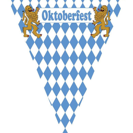 Oktoberfeest vlaggenlijntjes lengte 5 meter