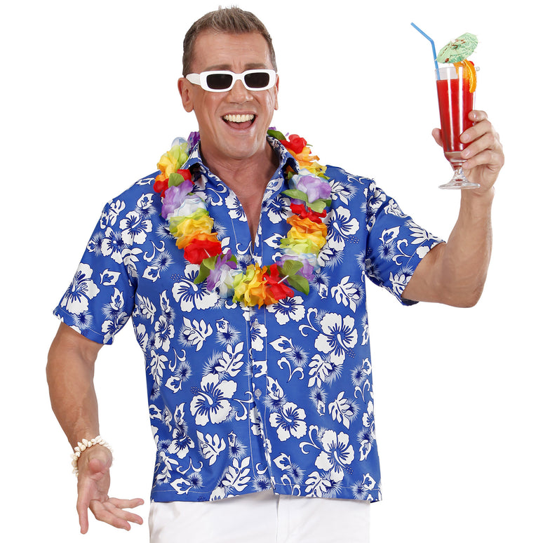 Hawaii shirt blauw tropical Danny