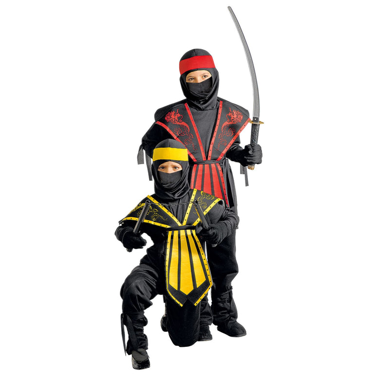 Ninja pak Combat geel Kind 140cm