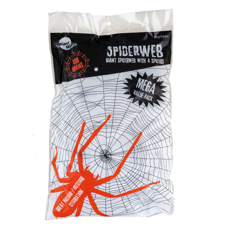 Spinnenweb met spinnen 392 gr