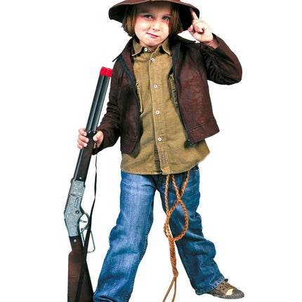 Veedrijver cowboy jasje voor kinderen