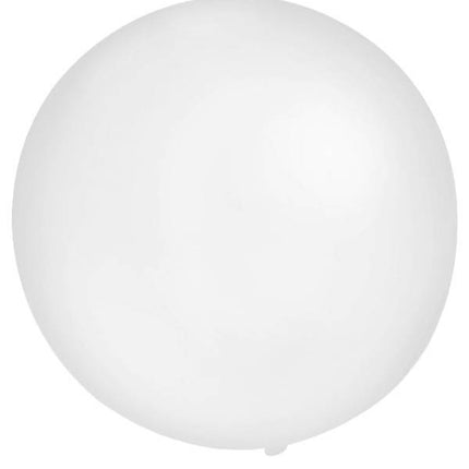 Witte ballon  Ø 60 cm