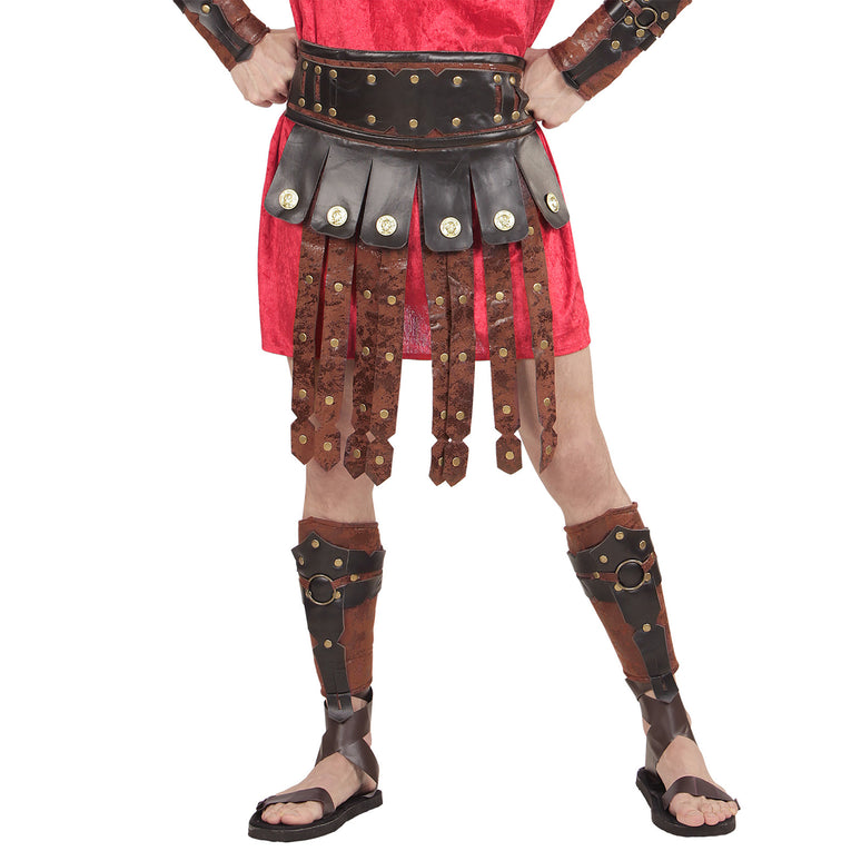 Lederlook riem gladiator romeins