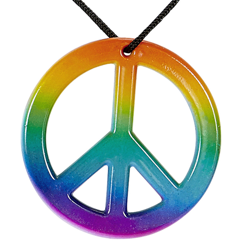 Regenboog hippie halskettingen