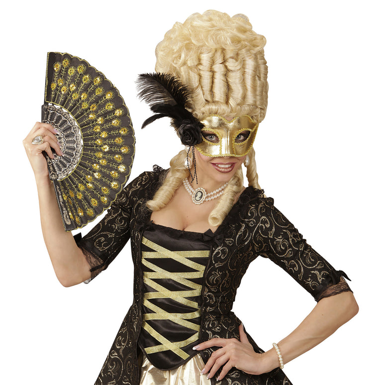 Gouden Venetiaans oogmasker voor carnaval en party
