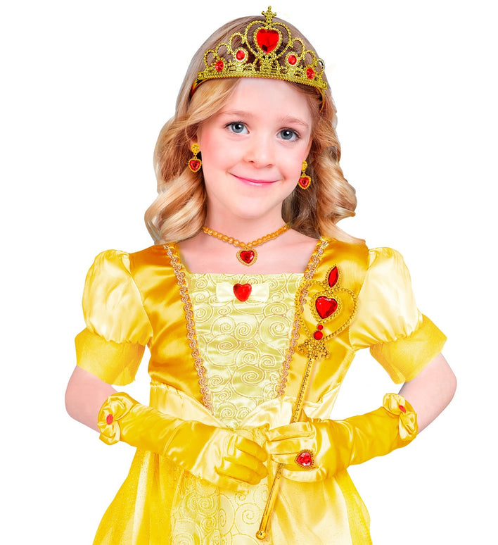 Prinses set  Anna geel