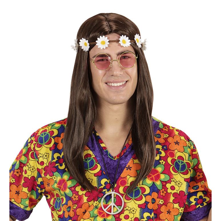Bloemen hoofdband voor hippies