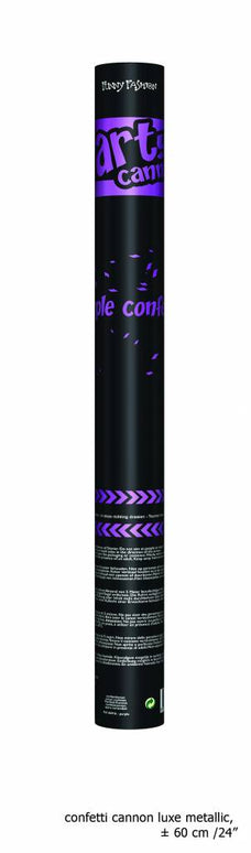 Confetti kanon paars top kwaliteit 60cm