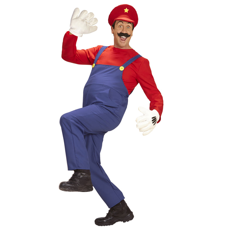 Loodgieter Mario tuinbroek voor party's
