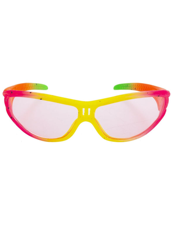 Disco bril in neon kleuren