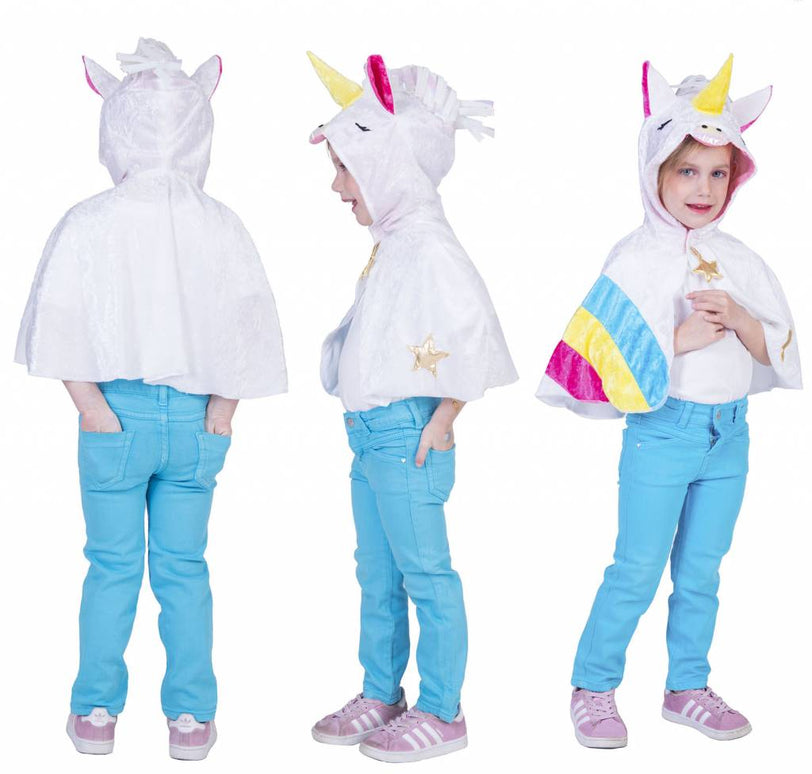 Unicorn Regenboog cape kinderen