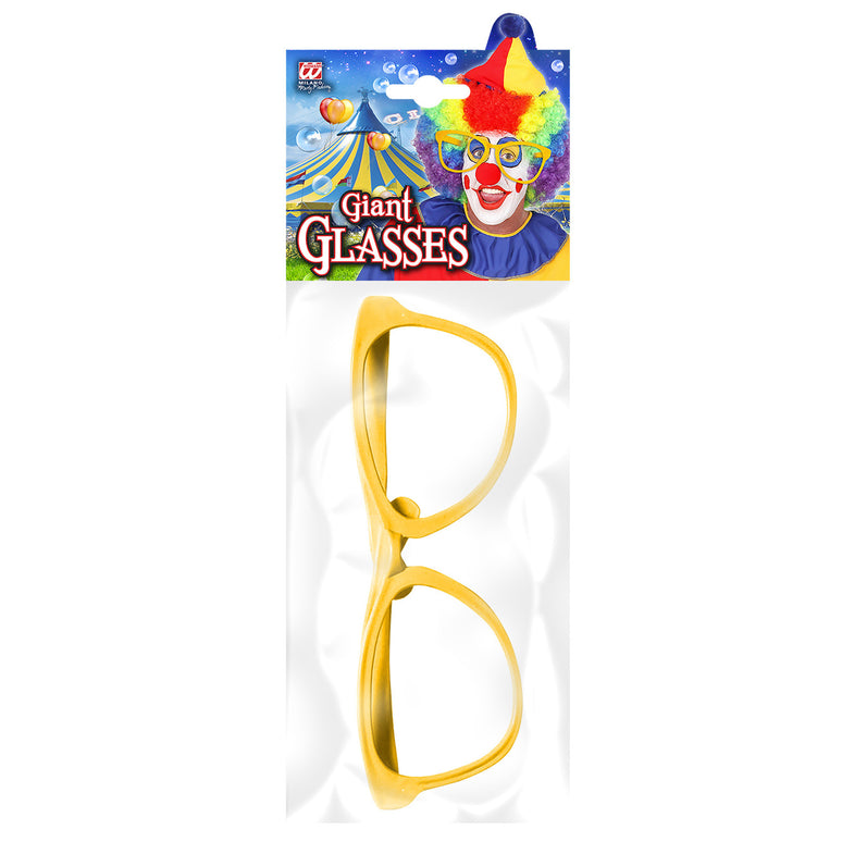Clownsbril geel