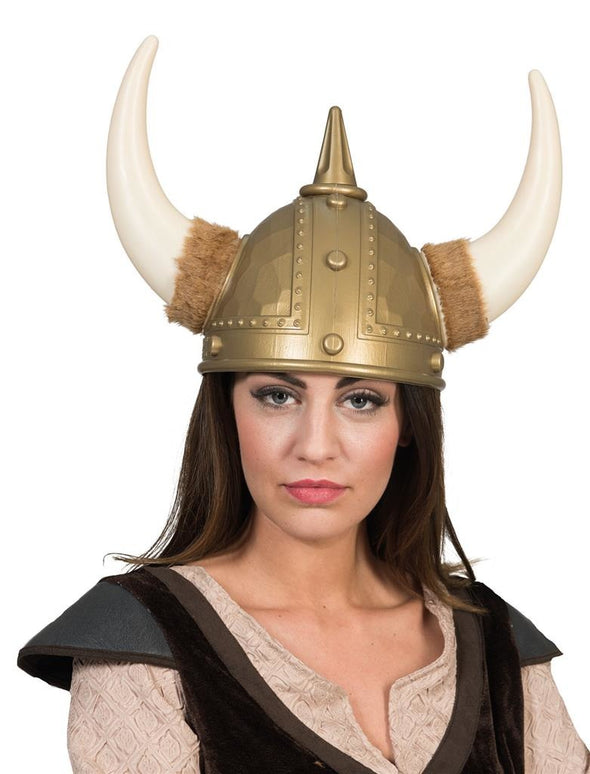 Viking helm Alana met hoorns