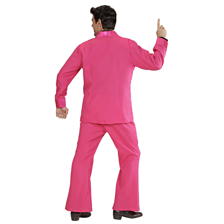 Party disco kostuum Jeffrey in roze