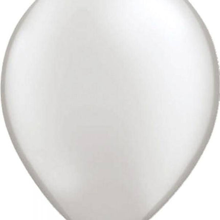 Ballon 100x zilver nr 12
