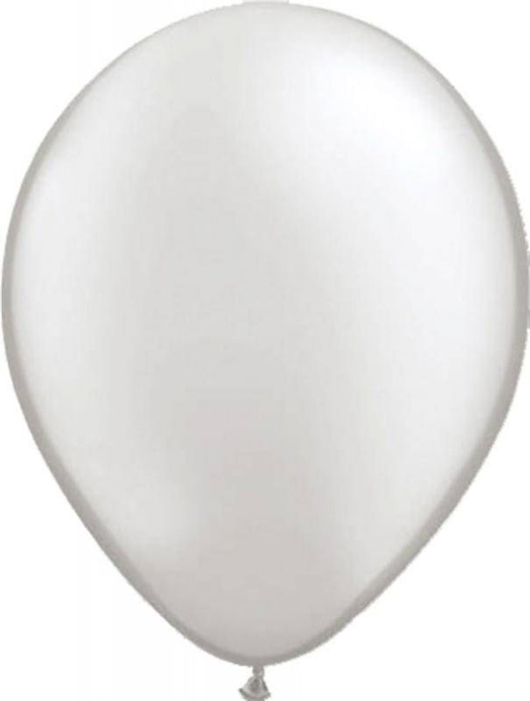 Ballon 100x zilver nr 12