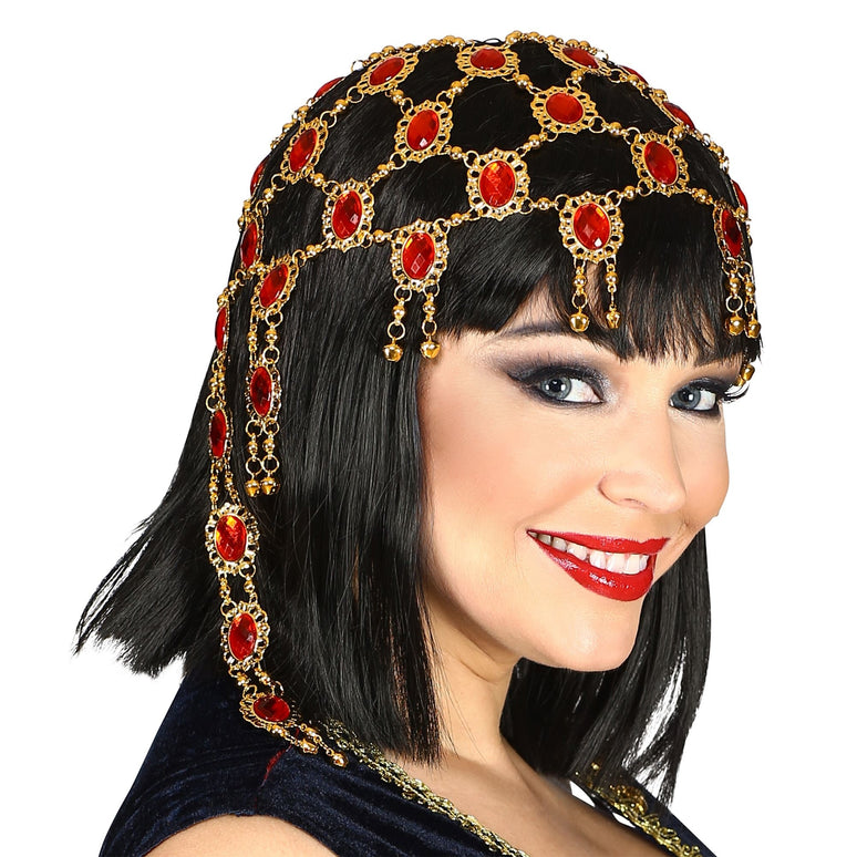 Cleopatra hoofdbedekking luxe