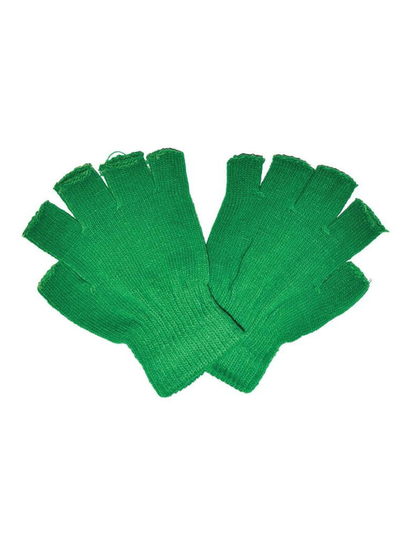 Vingerloze handschoenen groen