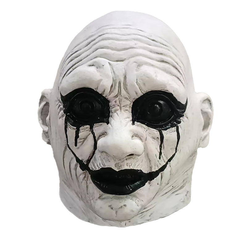 Masker latex zombie wit