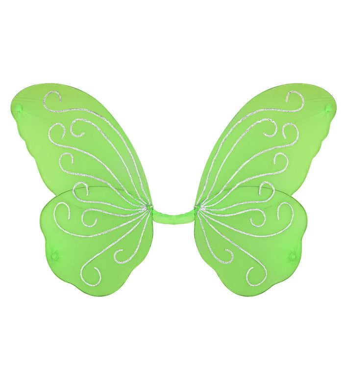Vlindervleugels glitter groen