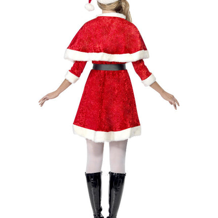Rood kerstvrouw jurkje