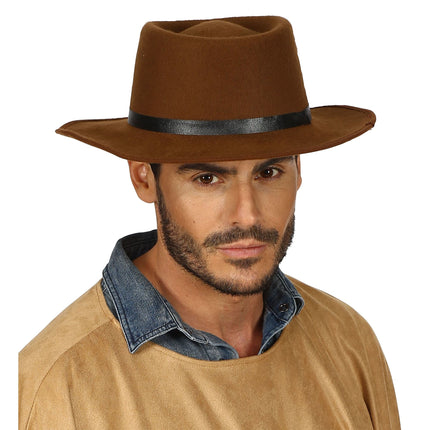Bruine hoed Gaucho
