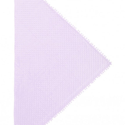 Driehoek sjaal Bubble pastel lila