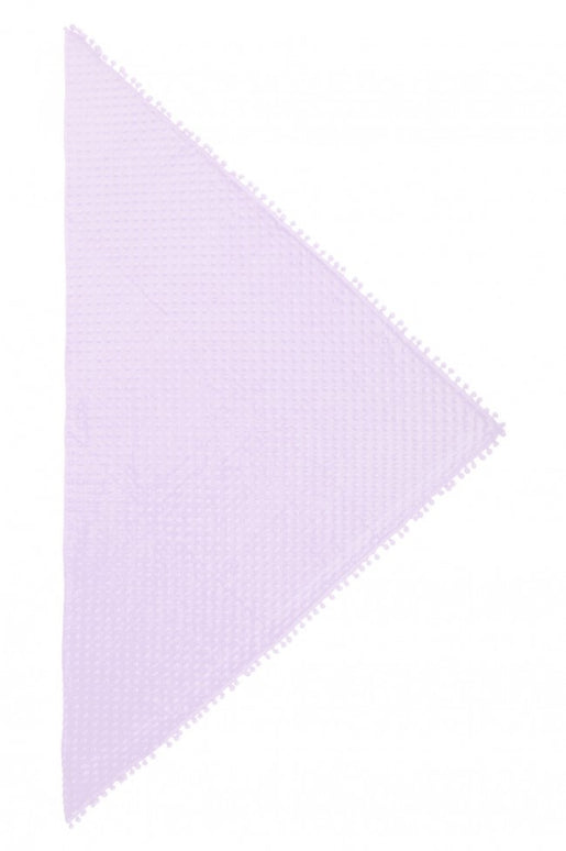 Driehoek sjaal Bubble pastel lila