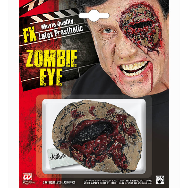Latex zombie oog wond