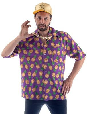Hawaii shirt met ananas print heren