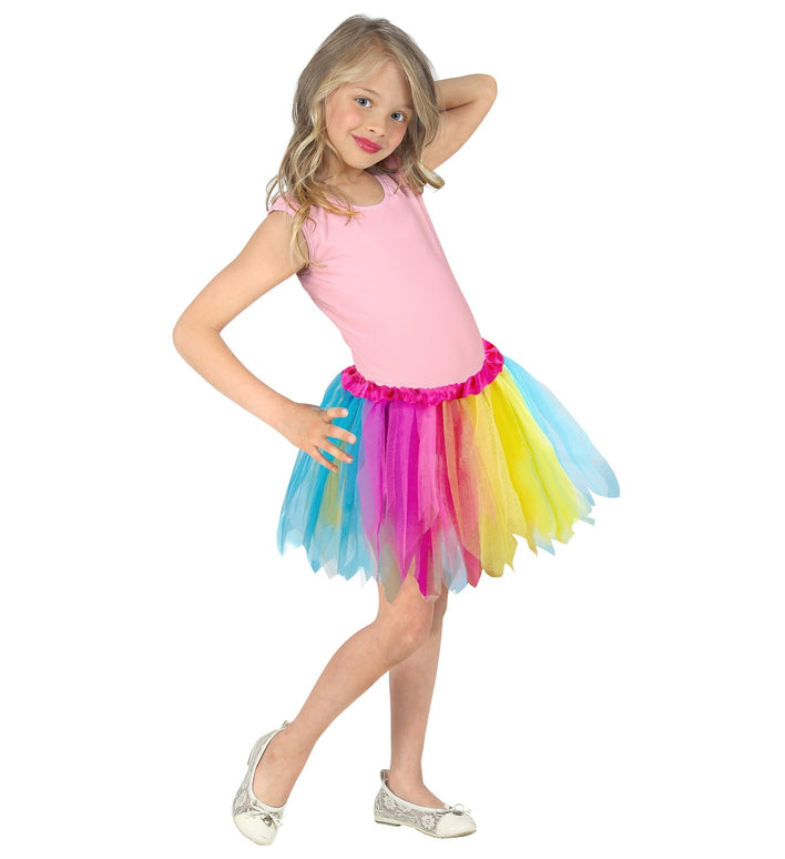 Glitter tutu rok multi kleuren kinderen