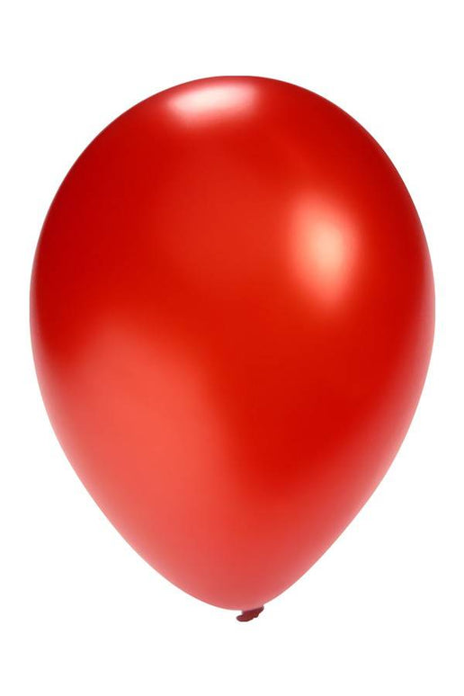 Ballonnen metallic rood 5 inch  100 stuks
