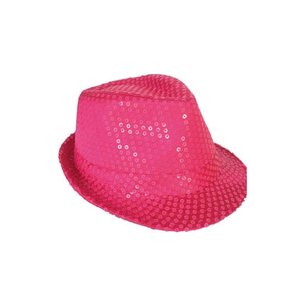 Fluor roze hoed