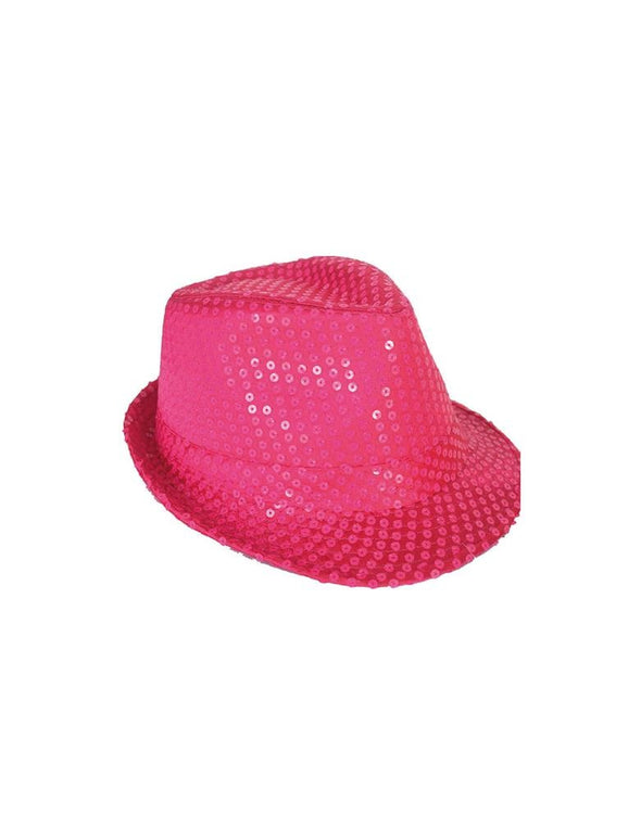 Fluor roze hoed