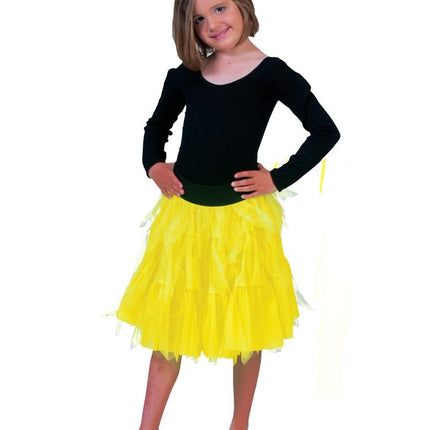 Petticoat neon geel Lili kind