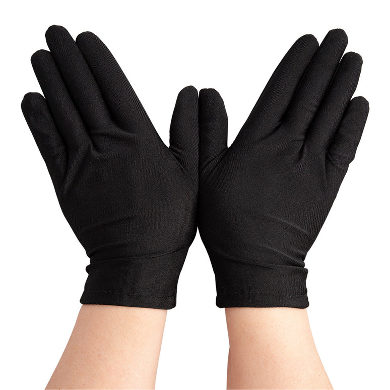 Korte dames handschoenen zwart Lini