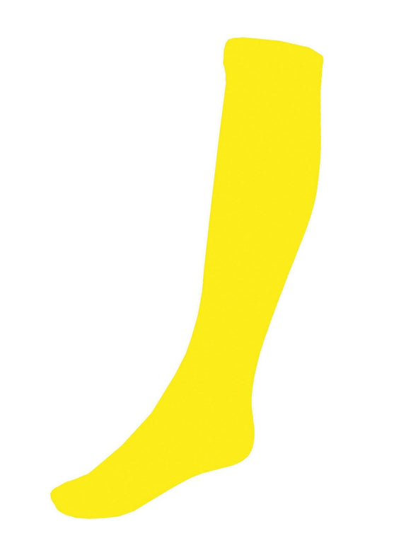 Neon gele kniekousen 60cm