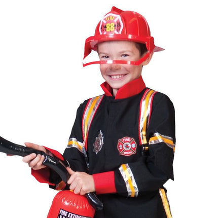 Brandweerhelm met klep kinderen
