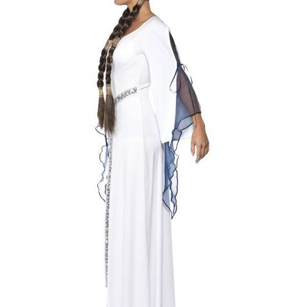 Middeleeuwse jonkvrouw kostuum