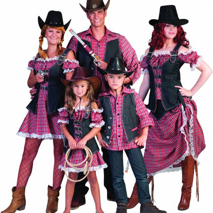 Cowboy vestje Kees voor kinderen