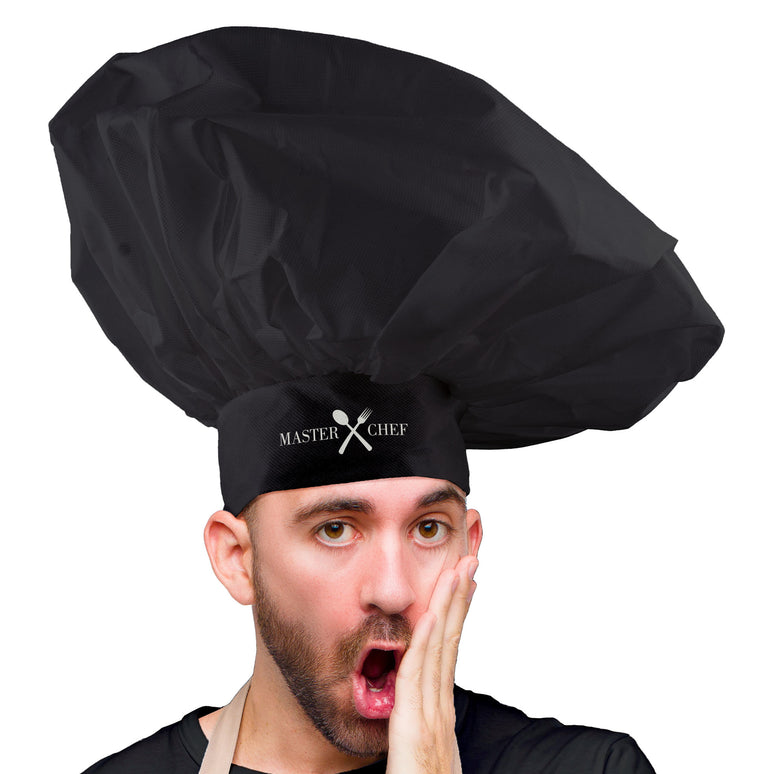 Koksmuts Master Chef XL zwart