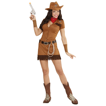 Cowgirl kostuum wilde westen