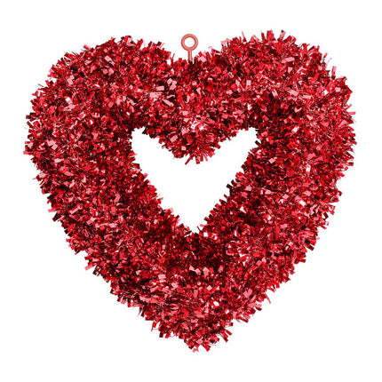 Valentijns hart tinsel