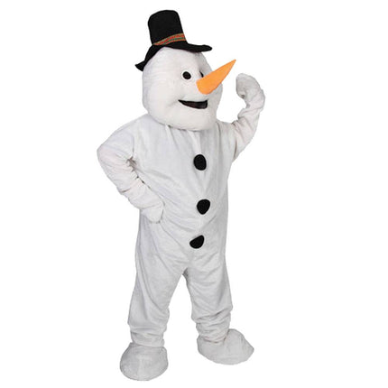 Sneeuwpop pak de luxe mascotte