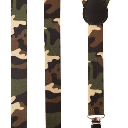 Bretel camouflage print