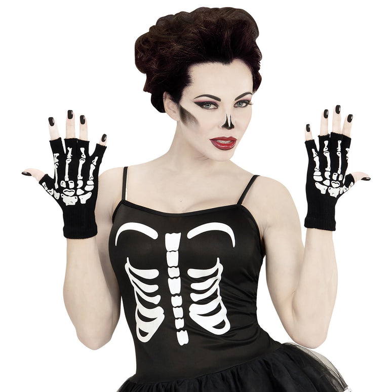 Vingerloze handschoen skelet