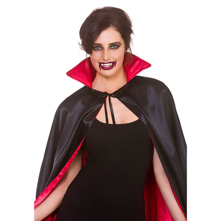 Vampieren cape unisex satijn 140cm