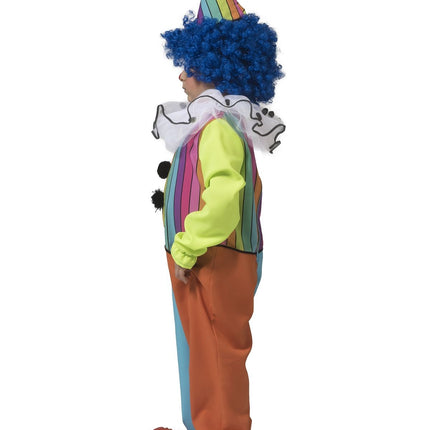 Regenboog clown pak kinderen unisex