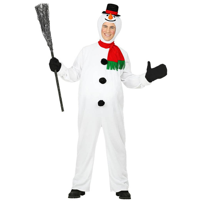 Sneeuwpop jumpsuit volwassenen
