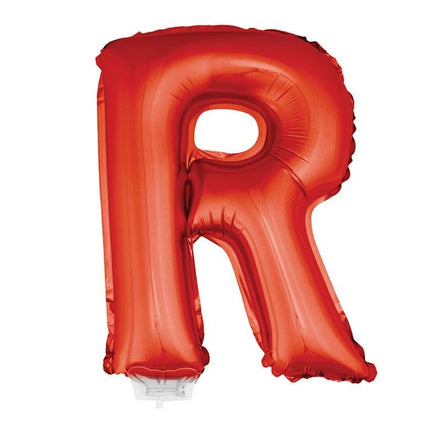 Folie ballon letter R Rood